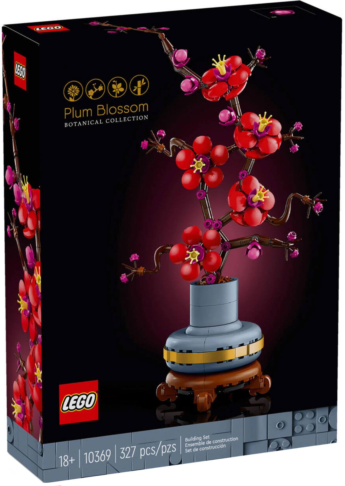 Lego botanicals - lego icons - les fleurs de prunier - 10369 multicolore