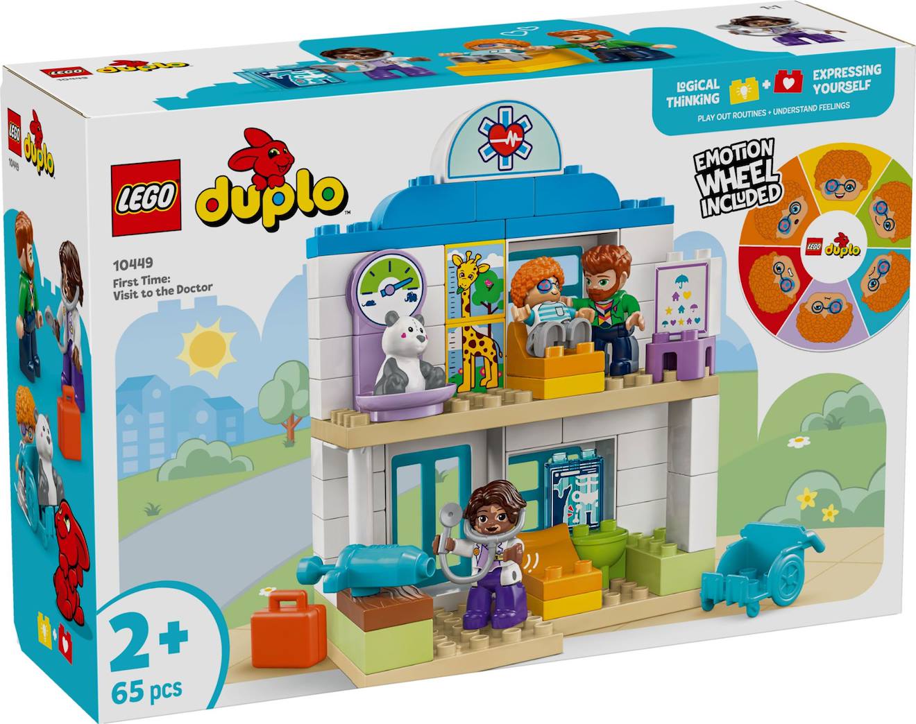 Lego Duplo - Première Visite Chez Le Médecin - 10449 Multicolore