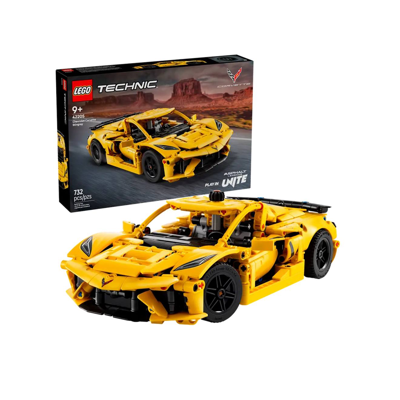 Lego Technic - Chevrolet Corvette Stingray - 42205 Multicolore