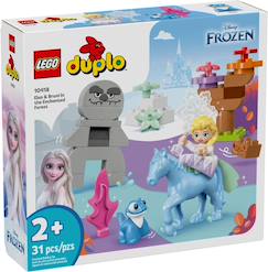 Jouet-Jeux d'imagination-Lego duplo - elsa et bruni dans la forêt enchantée - 10418