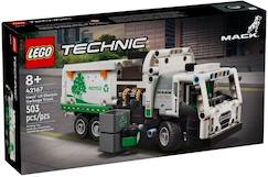 Jouet-Lego technic - mack lr electric camion poubelle - 42167