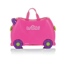 Valise Trunki ride on - Bagage Cabine - Rose  - vertbaudet enfant