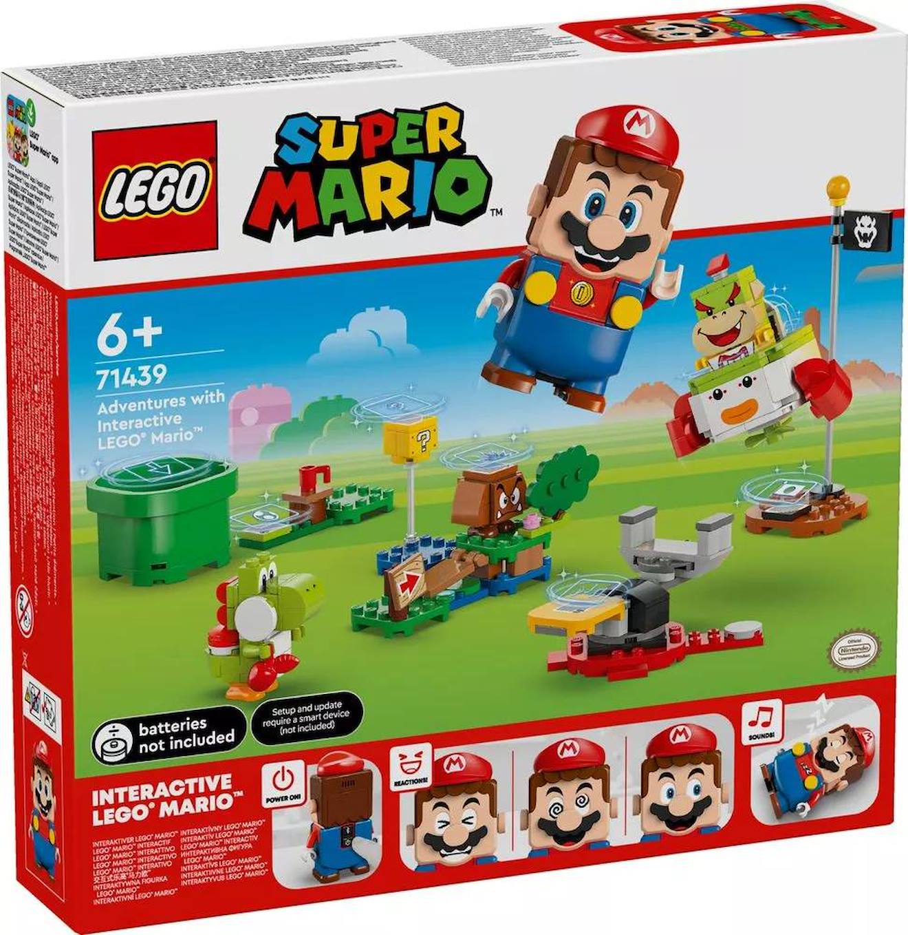 Lego Super Mario - Adventures With Interactives Lego Mario - 71439 Multicolore