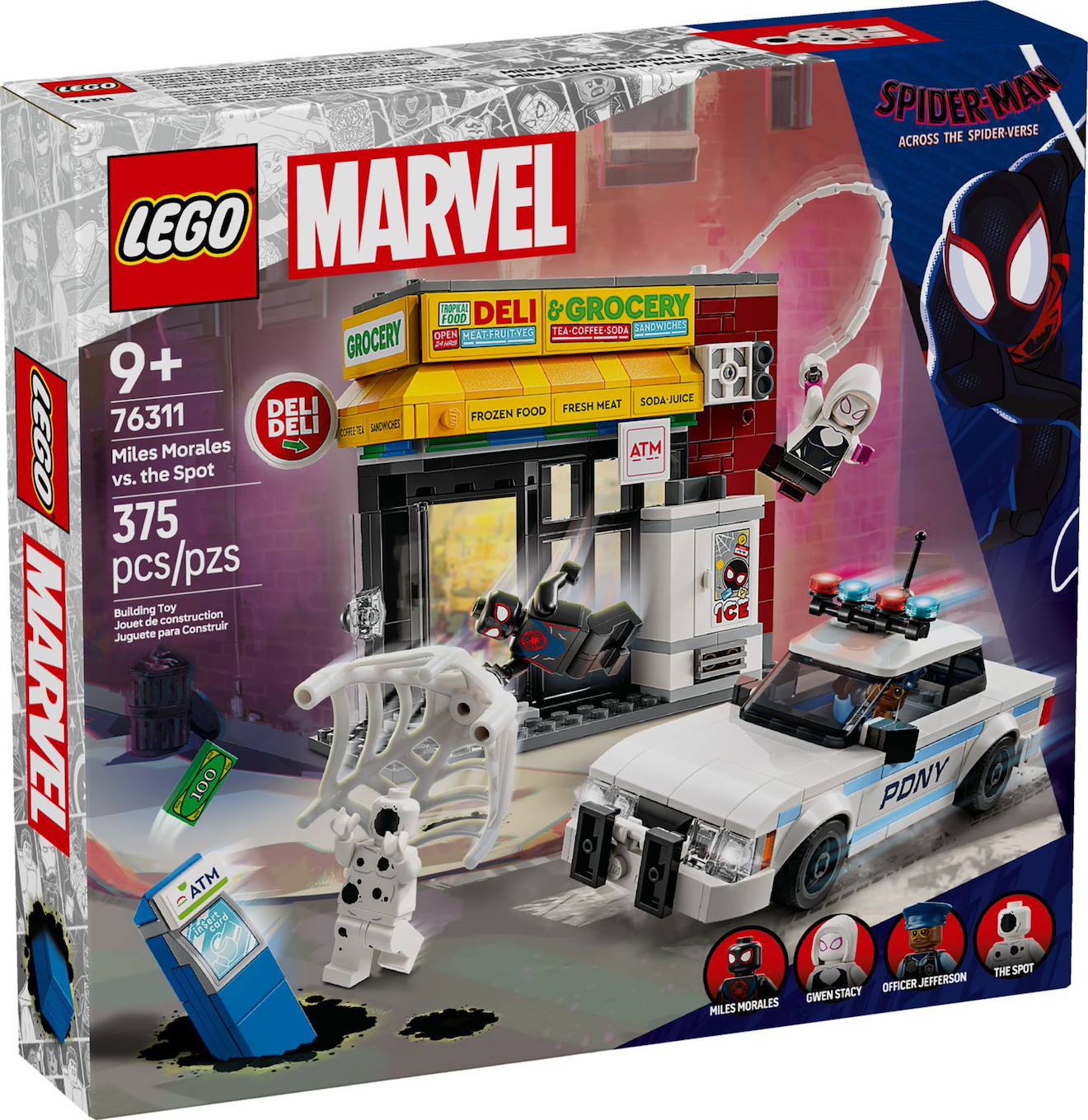 Lego Marvel - Spider-verse : Miles Morales Contre La Tache - 76311 Multicolore