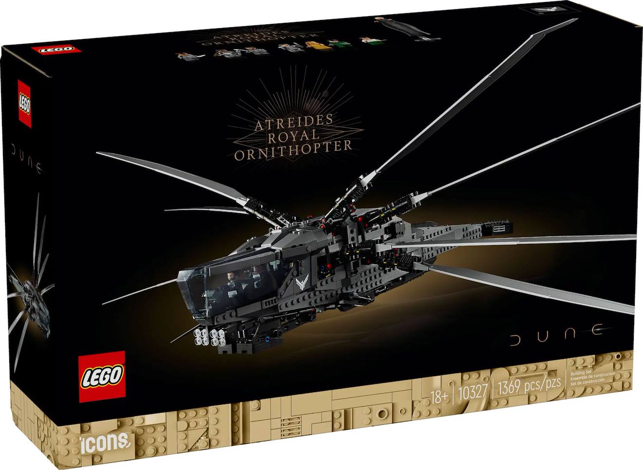 Lego Icons - Dune Atreides Royal Ornithopter - 10327 Multicolore