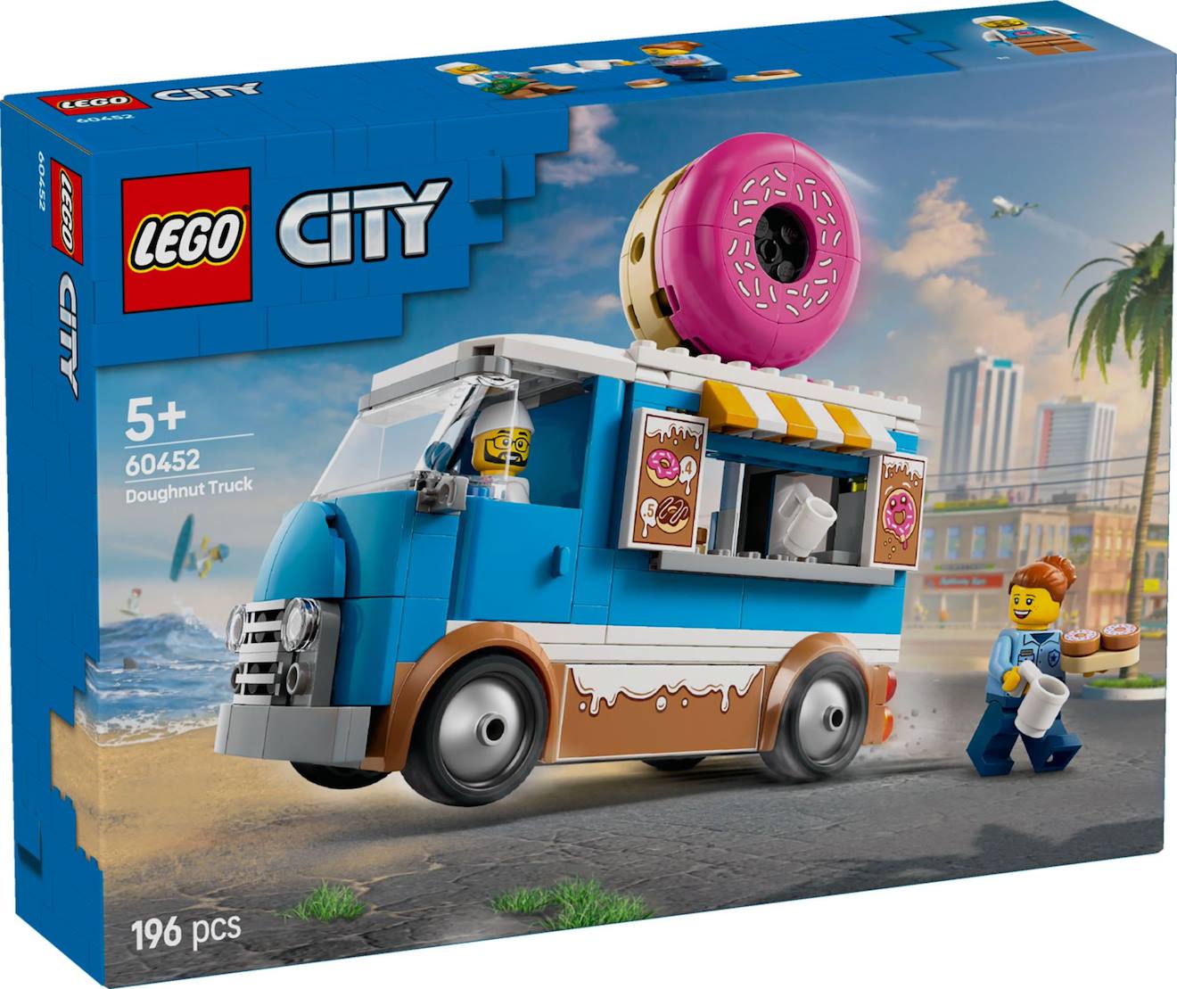 Lego City - Le Food-truck De Donuts - 60452 Multicolore
