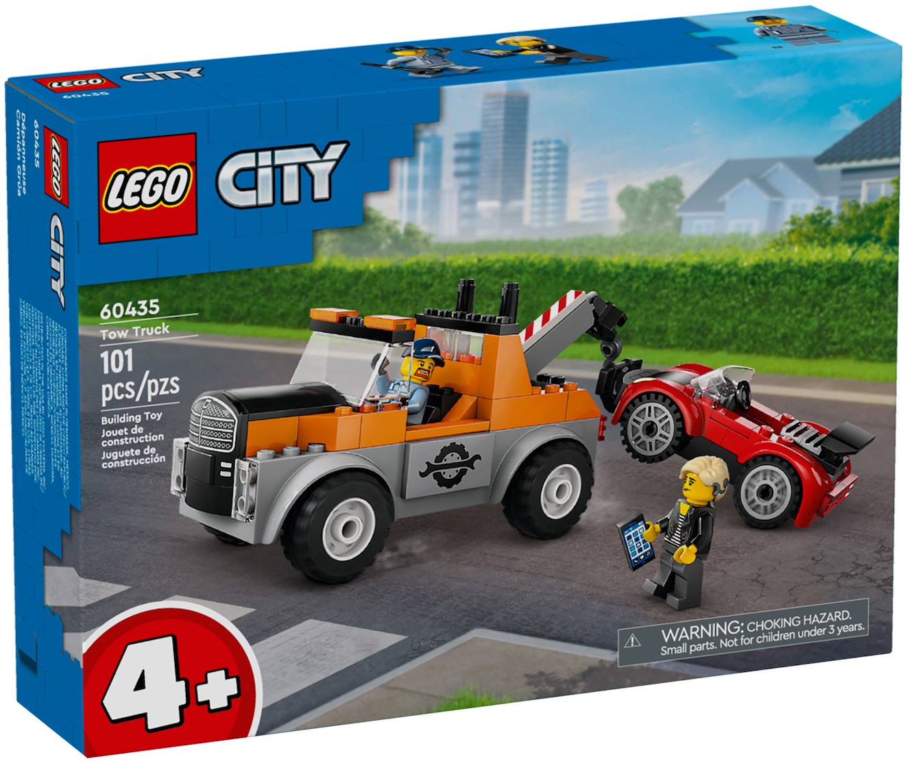 Lego City - La Dépanneuse Et La Voiture De Sport - 60435 Multicolore