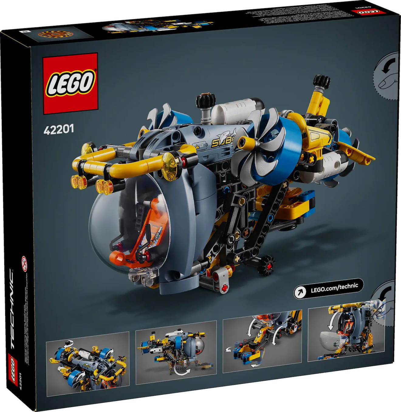 Lego Technic - Le Sous-marin De Recherche En Haute Mer - 42201 Multicolore (Lego) - Image 1