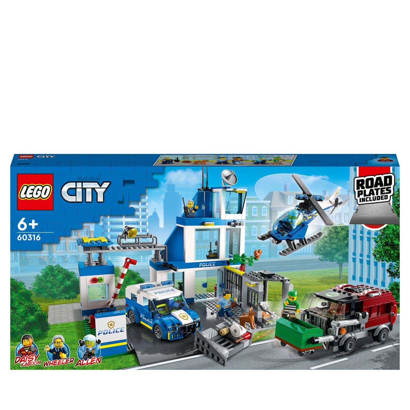 Lego City - Le Commissariat De Police - 60316 Multicolore