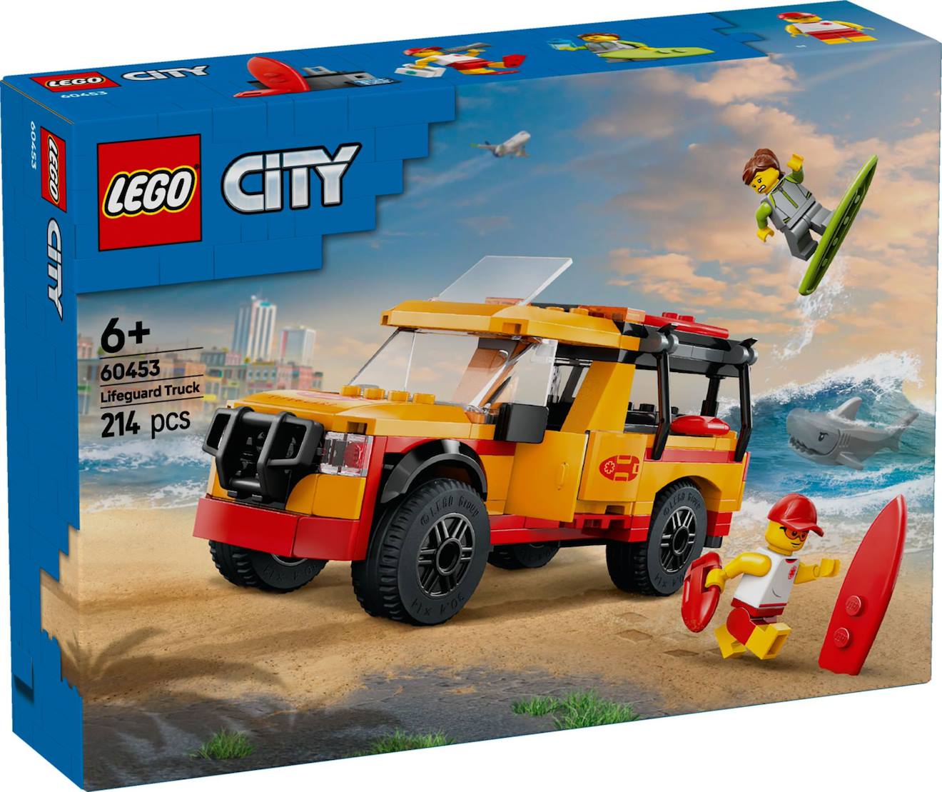 Lego City - Le Véhicule De Secours De La Plage - 60453 Multicolore