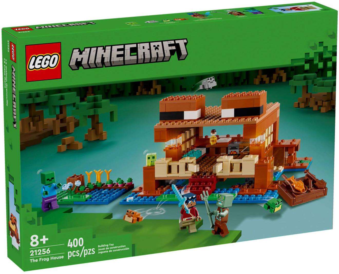 Lego Minecraft - La Maison De La Grenouille - 21256 Multicolore