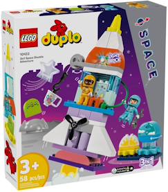 Jouet-Lego duplo - l'aventure en navette spatiale 3-en-1 - 10422