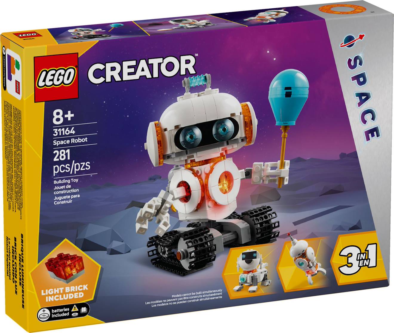 Lego Creator - Le Robot De L'espace - 31164 Multicolore