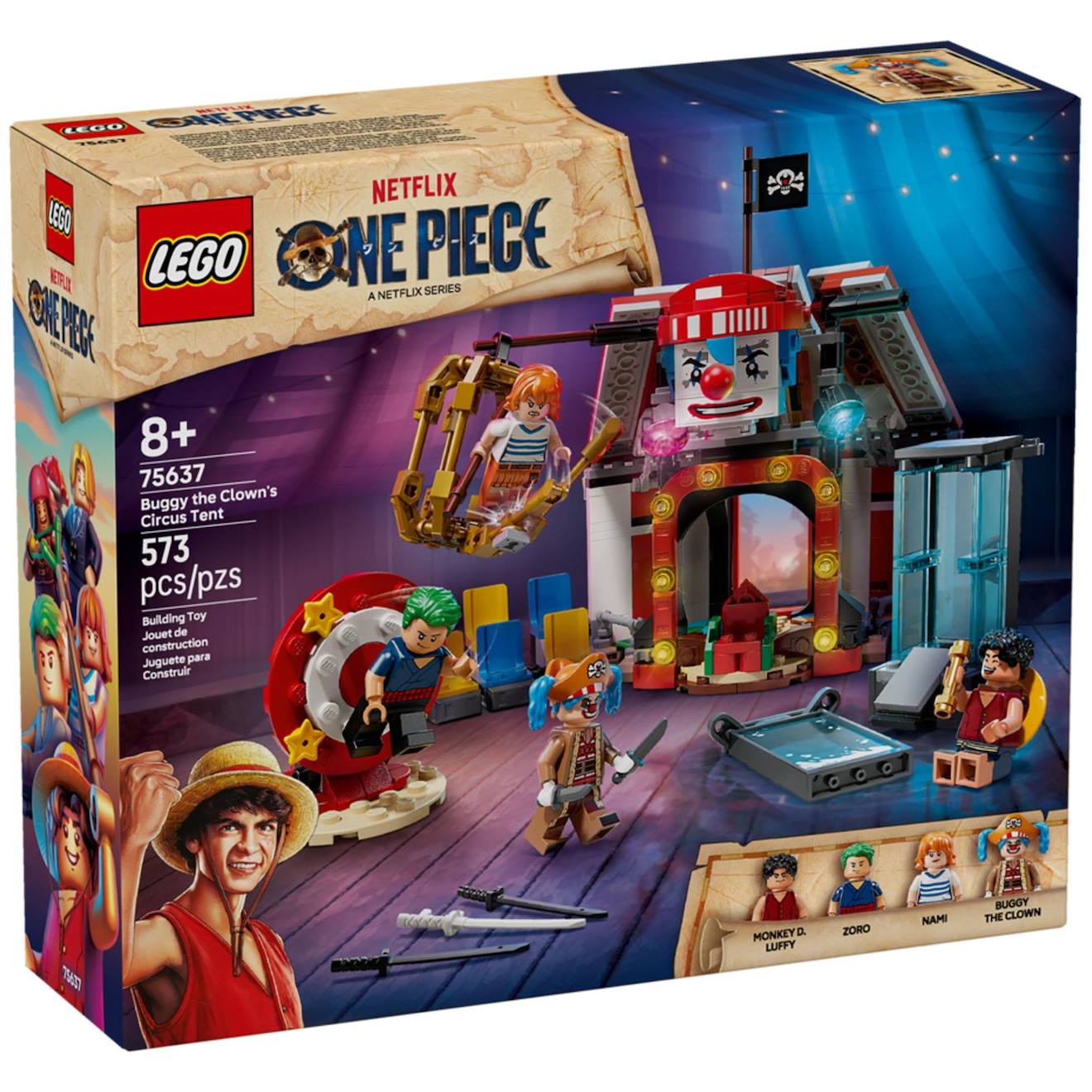 Lego One Piece - Le Chapiteau De Baggy Le Clown - 75637 Multicolore
