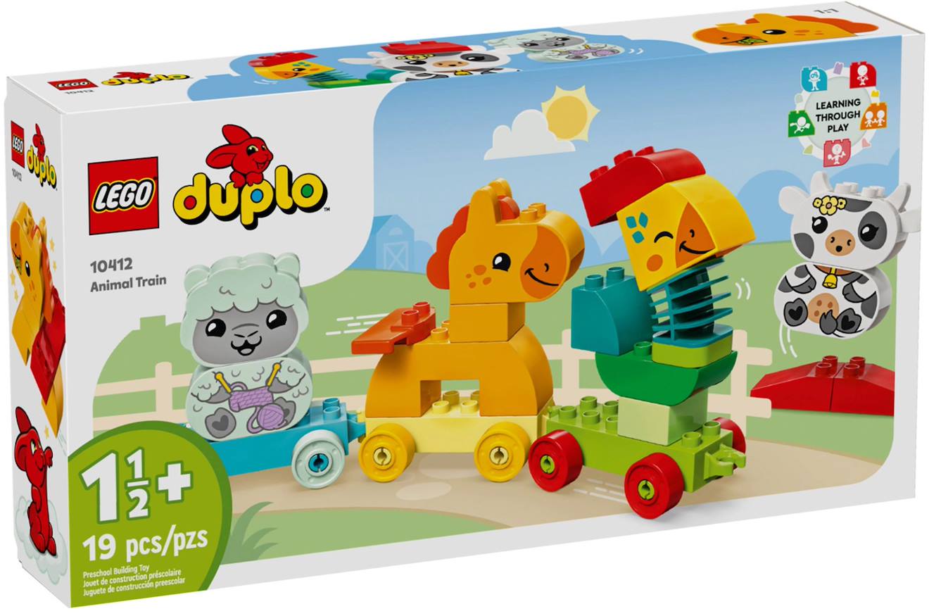 Lego Duplo - Le Train Des Animaux - 10412 Multicolore