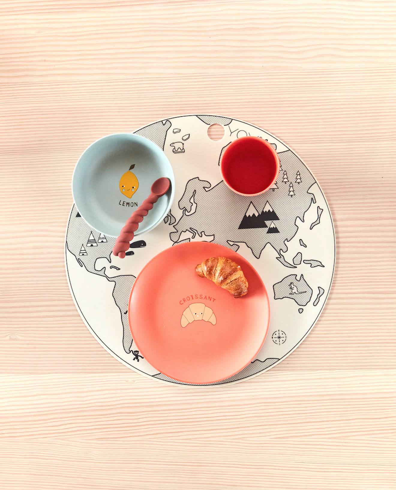 Sets De Table En Silicone Mini Blanc (Oyoy Mini) - Image 2