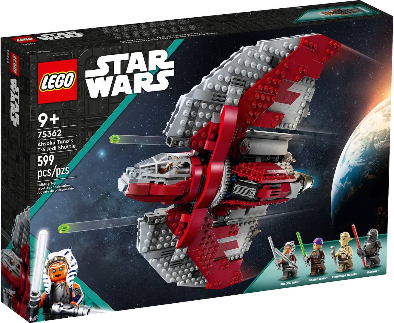Lego Star Wars - La Navette T-6 D'ahsoka Tano - 75362 Multicolore