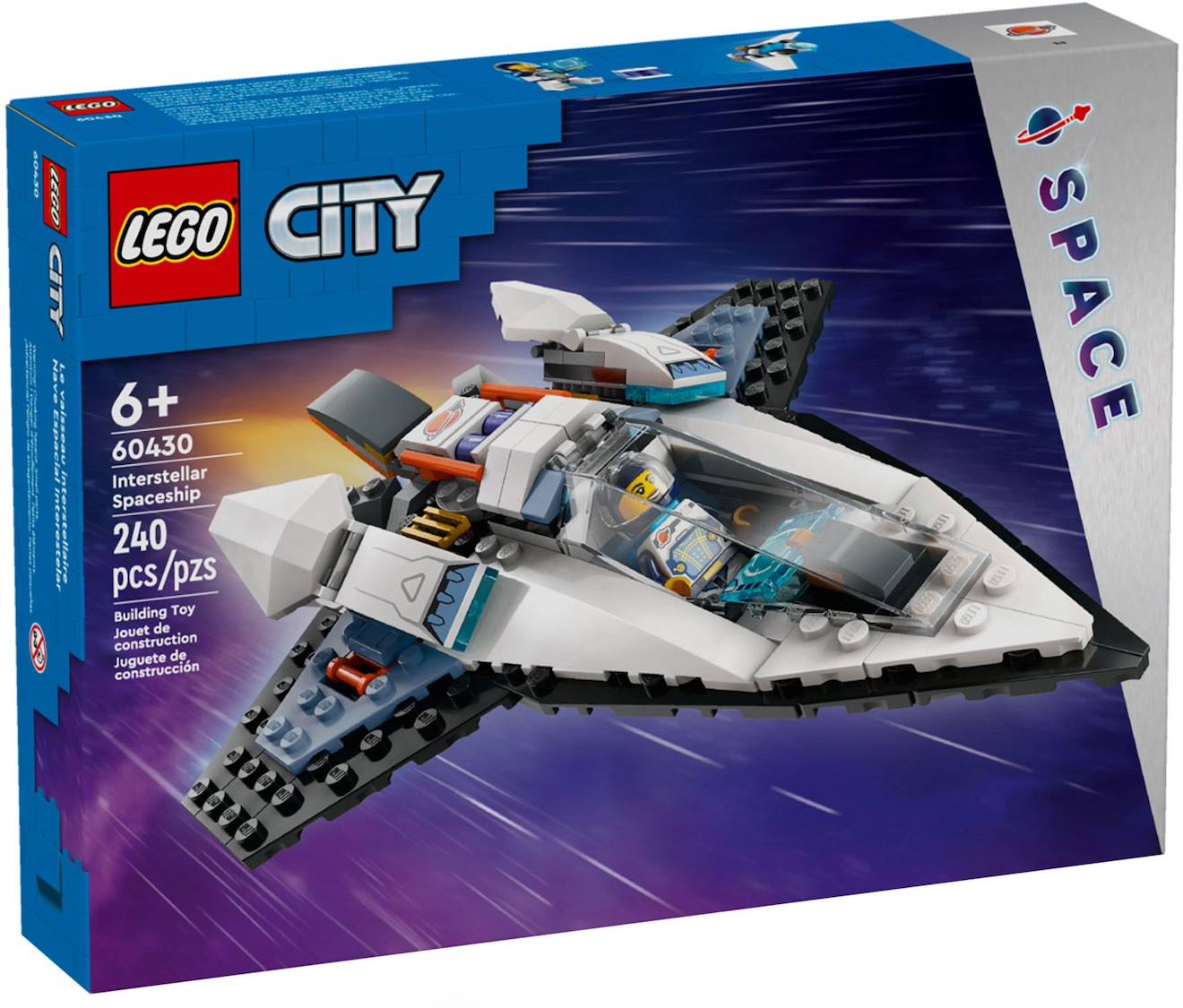 Lego city - le vaisseau interstellaire - 60430 multicolore