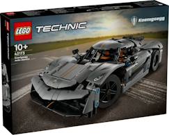 Jouet-Lego technic - hypercar koenigsegg jesko absolut grise - 42173