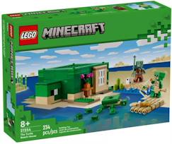 Jouet-Lego minecraft - la maison de la plage de la tortue - 21254