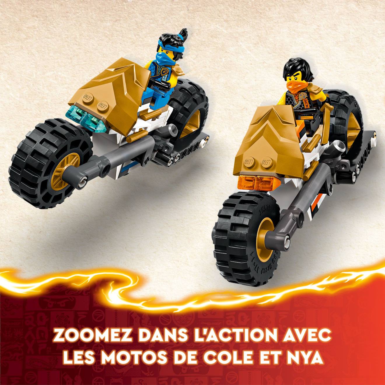 Lego ninjago - le véhicule combiné de l'équipe des ninjas - 71820