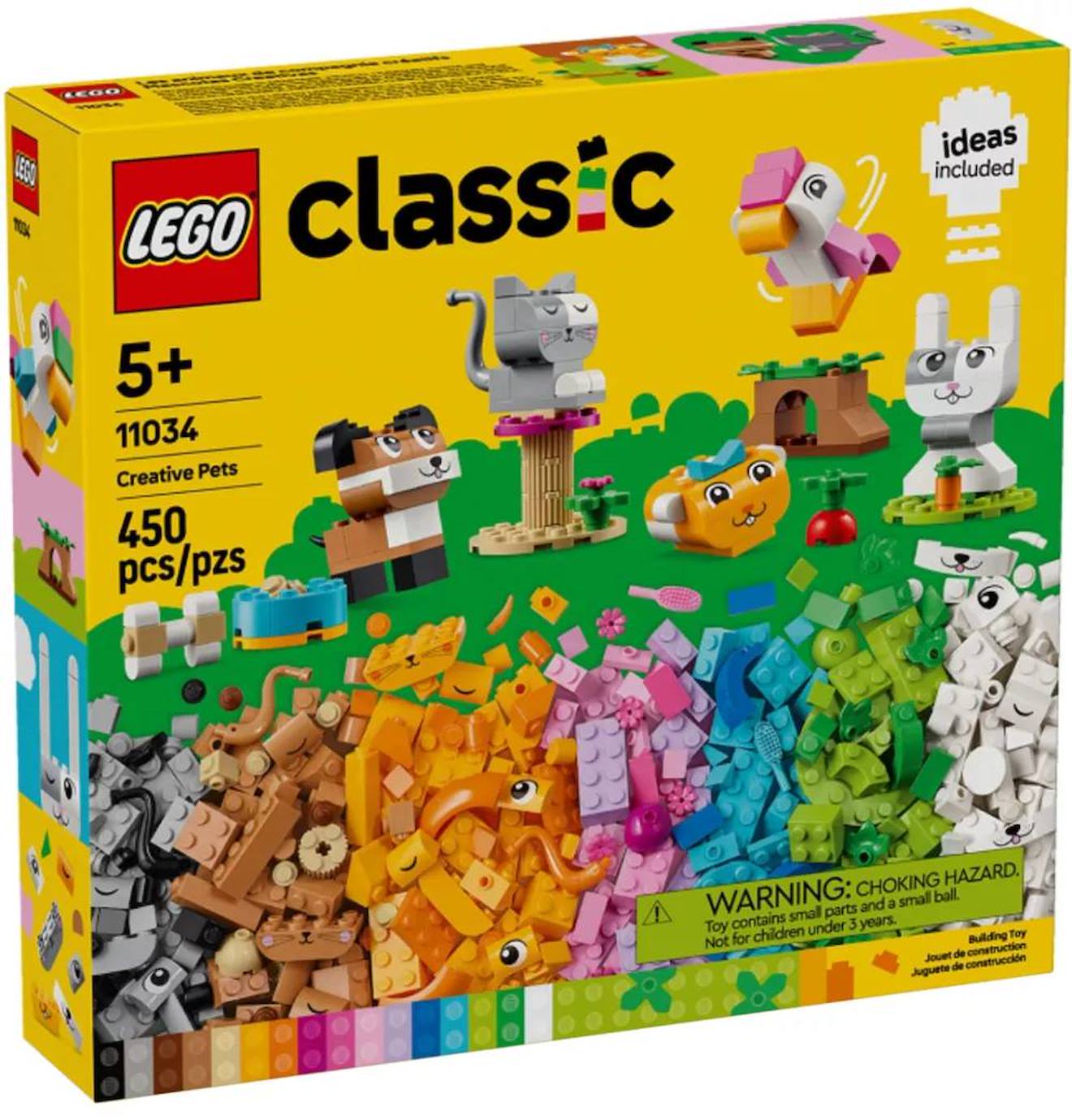 Lego Classic - Les Animaux De Compagnie Créatifs - 11034 Multicolore