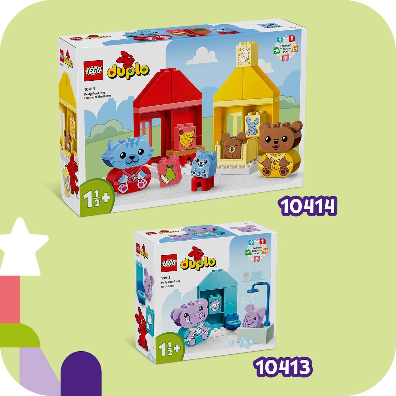 Lego Duplo - Mes Rituels Quotidiens - Le Bain - 10413 Multicolore