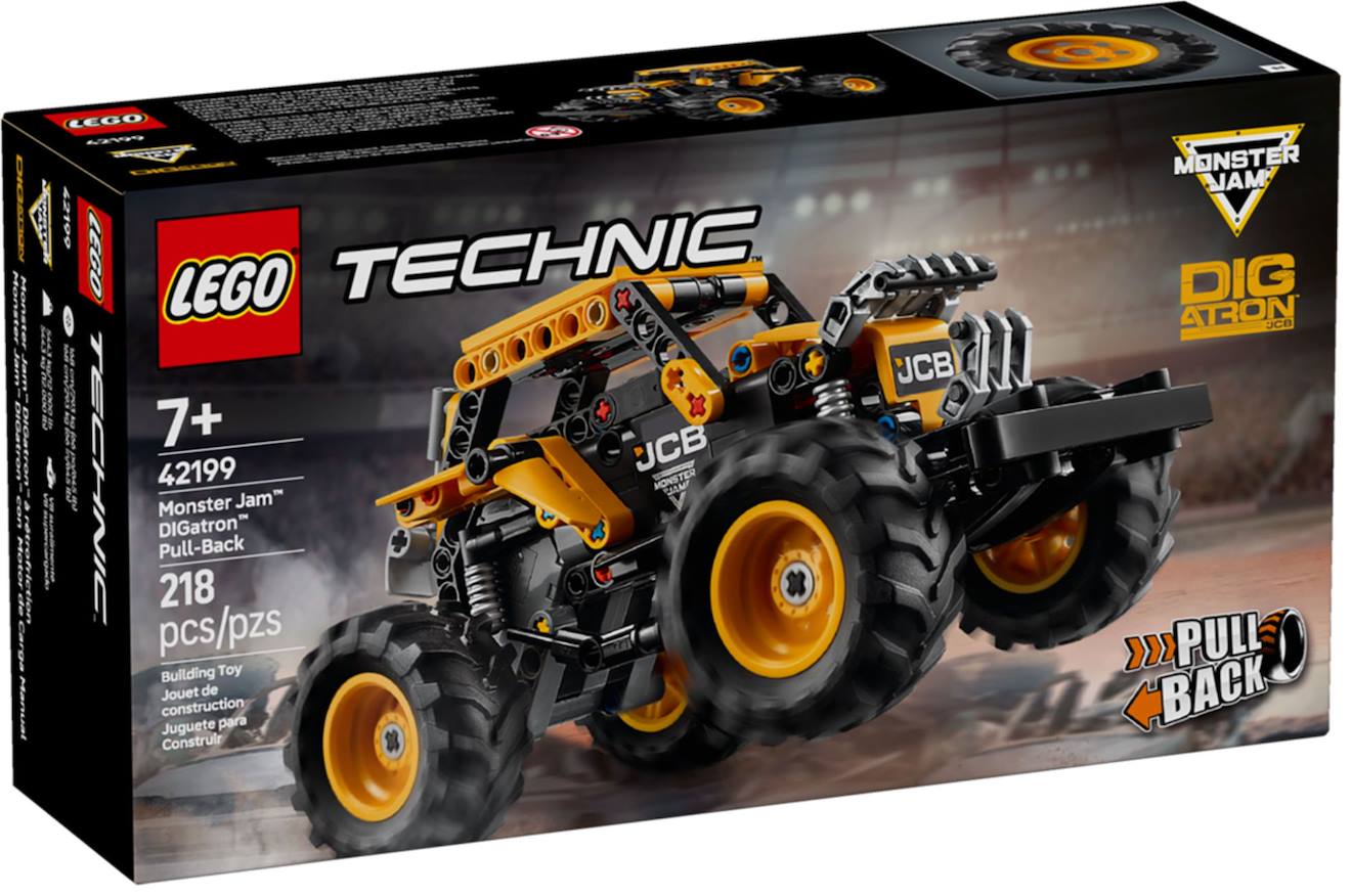 Lego Technic - Monster Jam Digatron À Rétrofriction - 42199 Multicolore
