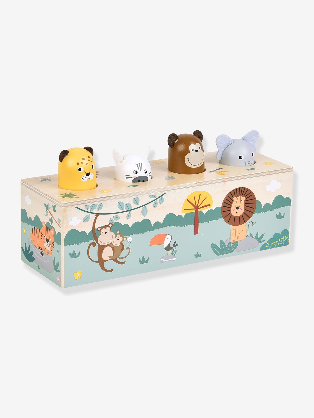 Jeu À Presser Sons D’animaux Safari Bébé Small Foot Multicolore
