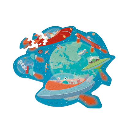 Puzzle - aventure espace Multicolor 4 - vertbaudet enfant 