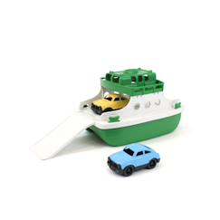 Jouet-Premier âge-Jouets de bain-Ferry Boat avec 2 mini voitures – jouet de bain en plastique recyclé
