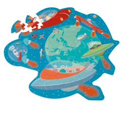 Jouet-Jeux éducatifs-Puzzle - aventure espace