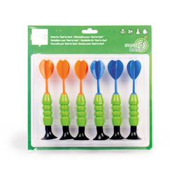 -Jeu de fléchettes - set aimenté orange-rouge