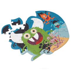 Jouet-Jeux éducatifs-Puzzle - monstre