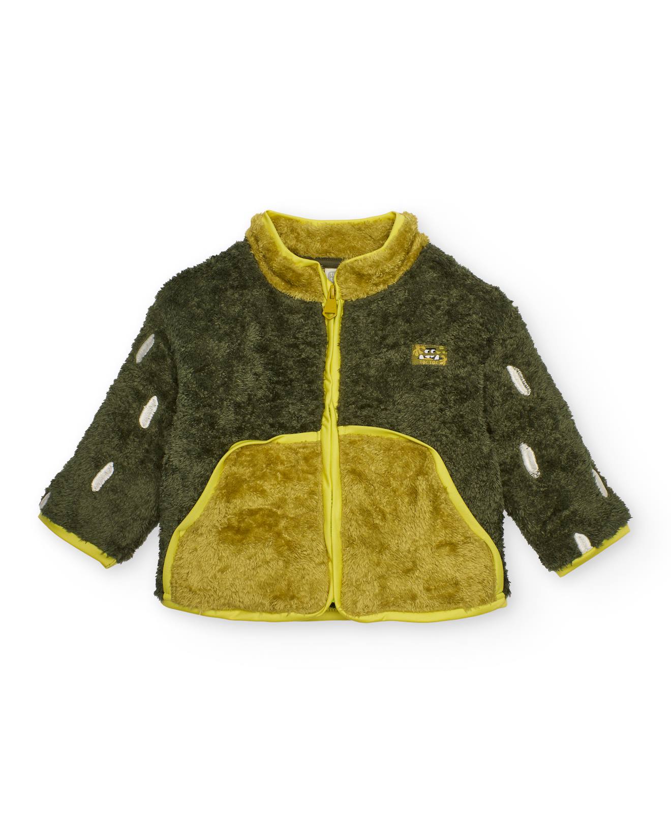 Veste En Peluche Pour Fille Avec Fermeture Zippée Vert