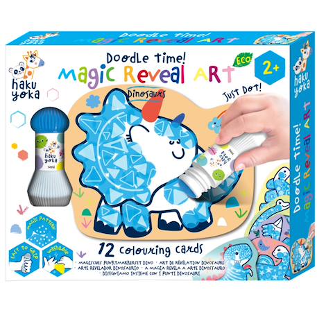 Haku Yoka - Kit D'activités Créatives Pour Enfants, Set 12 Cartes Sur Le Thème Dinosaures Multicolor