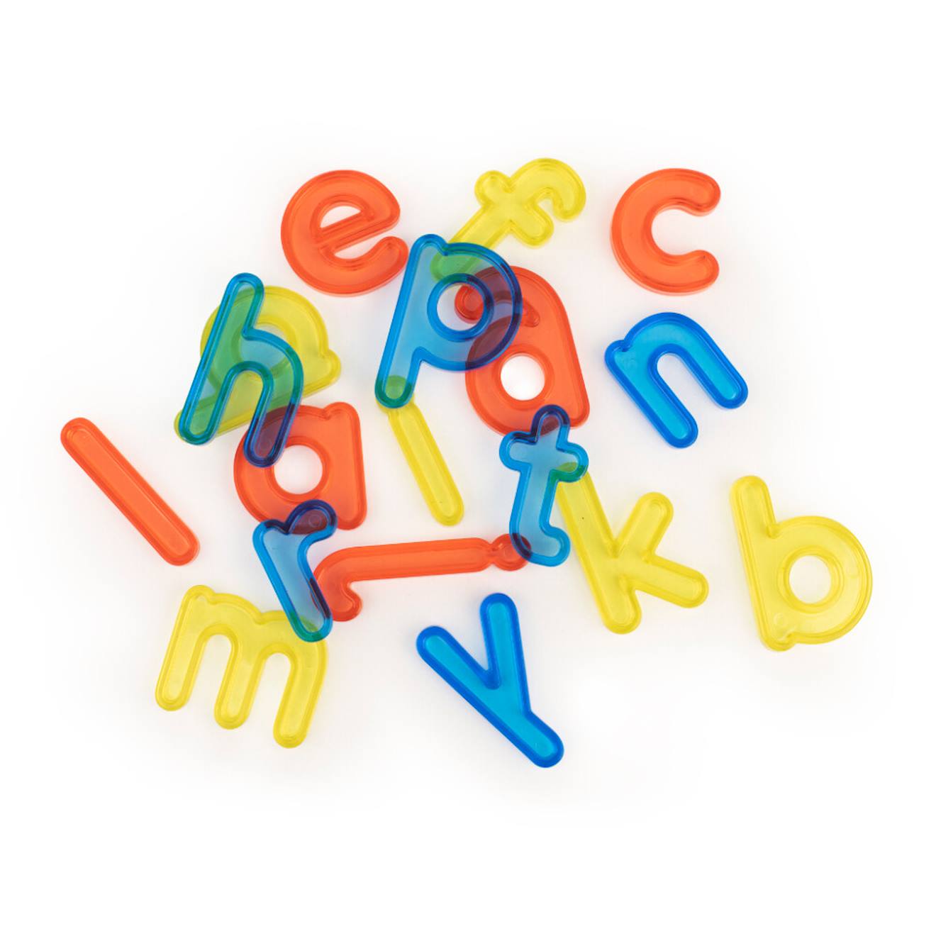Jeu De Lettres Minuscules Translucides – Apprendre L’alphabet En S’amusant Multicolor (Miniland) - Image 1