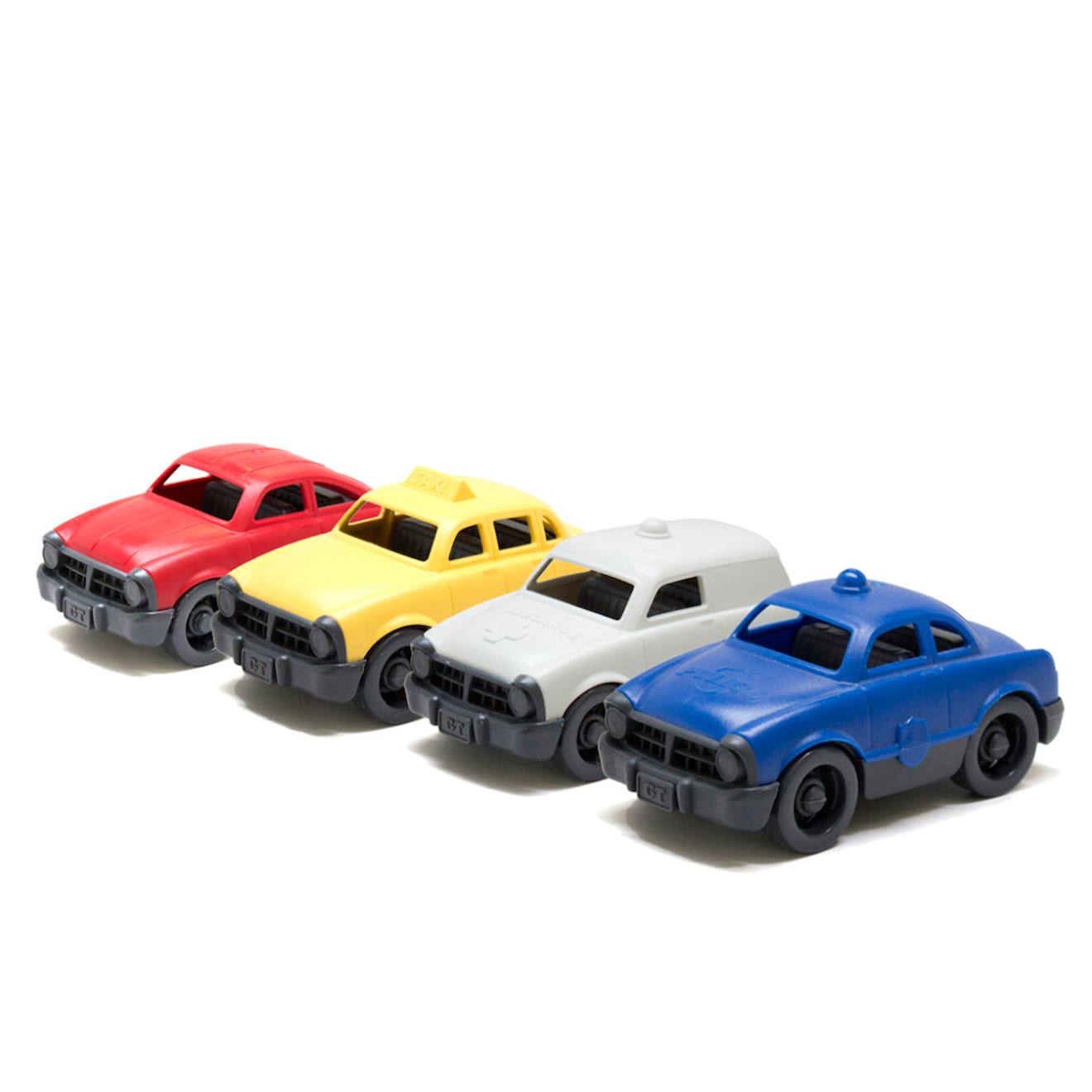 Set De Mini Véhicules Écologiques – Jouets En Plastique Recyclé Pour Enfants Multicolor