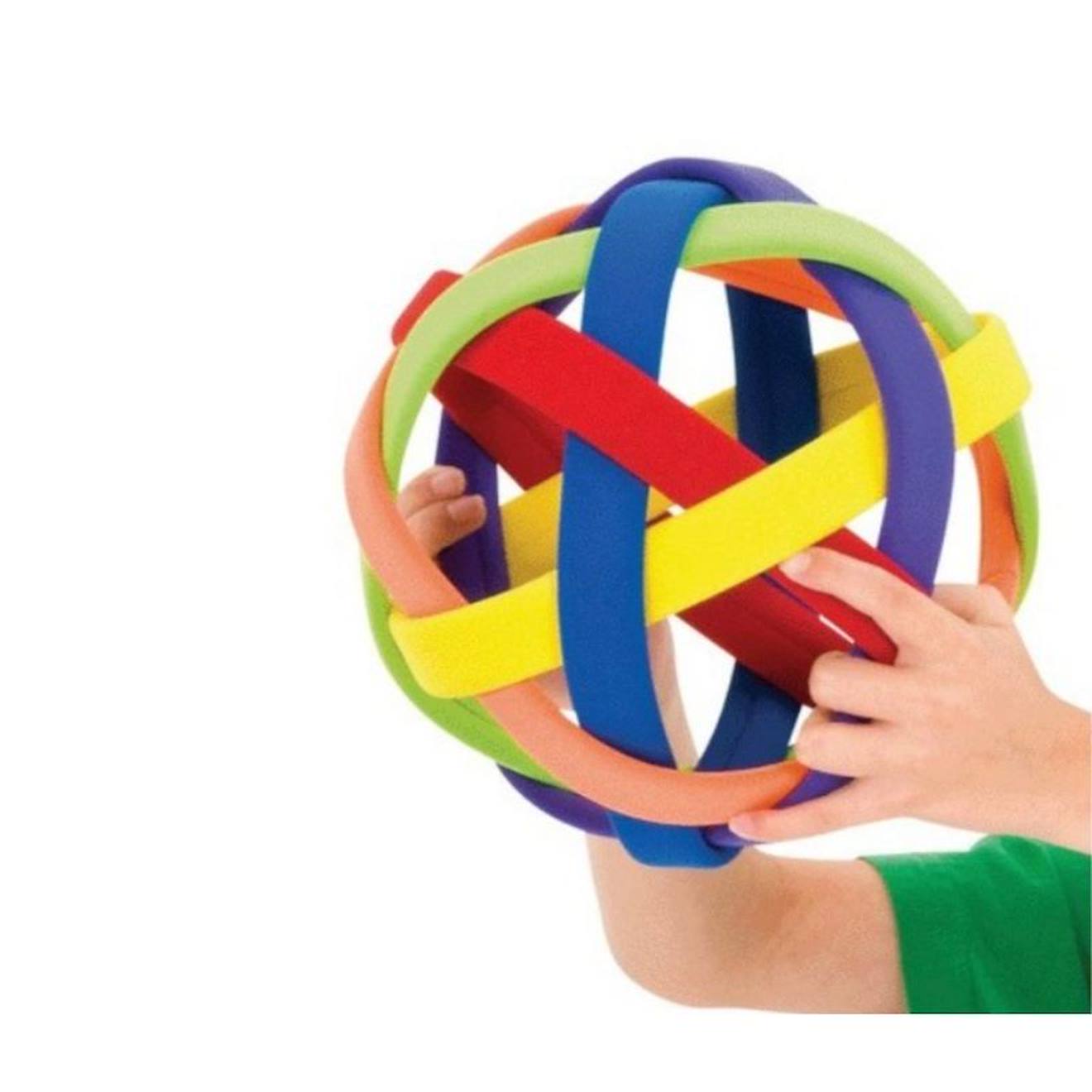 Balle Tressée Velours - Jouet Éducatif Pour Enfants Multi-coloured