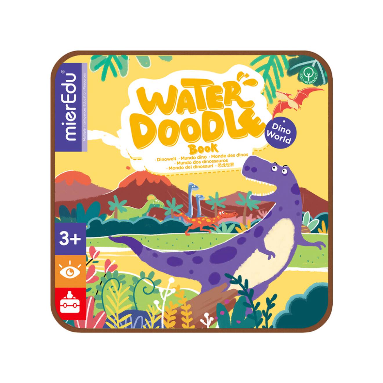 Peinture Magique À L'eau - Le Monde Des Dinosaures Multicolor