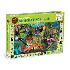 Jouet-Puzzle 64 pièces  - forêt tropicale