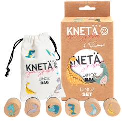 Jouet-Activités artistiques et musicales-Set de tampons en bois, activité créative parent-enfant, dinos