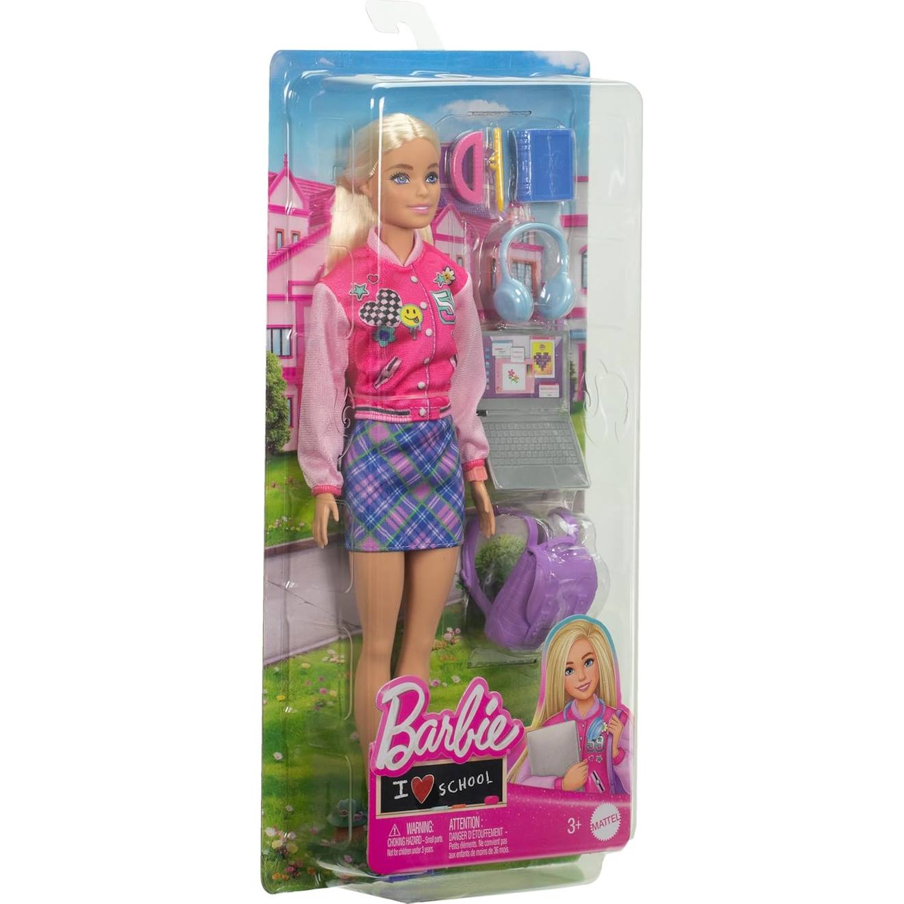 Barbie - Poupée Étudiante Rose
