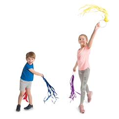 -Lot de 6 anneaux à rubans - jouet éducatif pour enfants