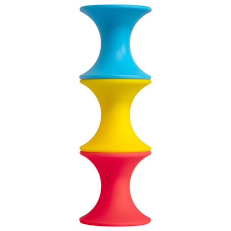 Moluk - Jeu De Construction Tulu – Blocs Flexibles Et Colorés Dès 3 Ans Blue;red;yellow