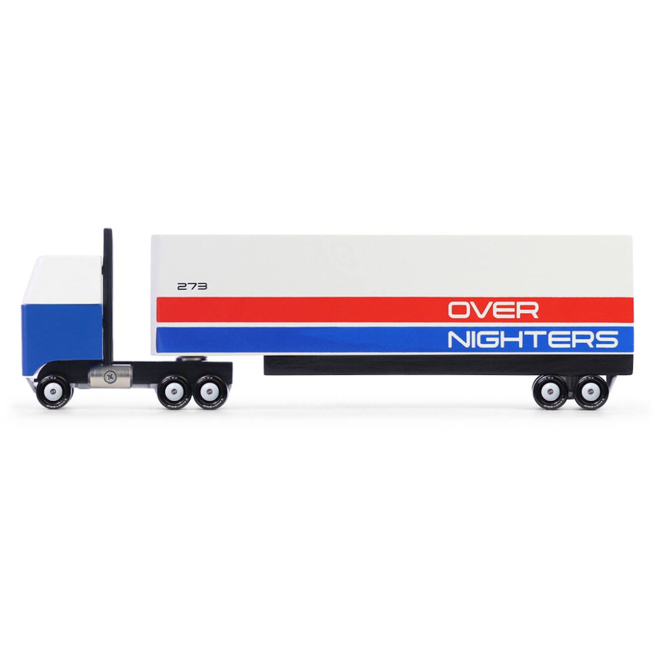 Camion-remorque Overnighter – Transporteur De Voiture En Bois Multicolor