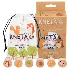 Jouet-Set de tampons en bois, activité créative parent-enfant, animaux de la forêt