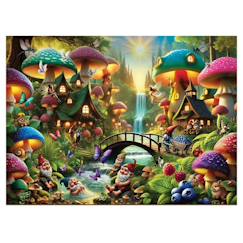 Jouet-Puzzle en bois 1000 pièces – Mushroom Wonderland