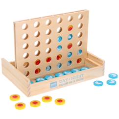 Jouet-Jeu en bois Day & Night – 4 en ligne dès 5 ans