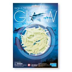 Linge de maison et décoration-Décoration-Pack phosphorescent:  Requins, 14 pièces et des autocollants